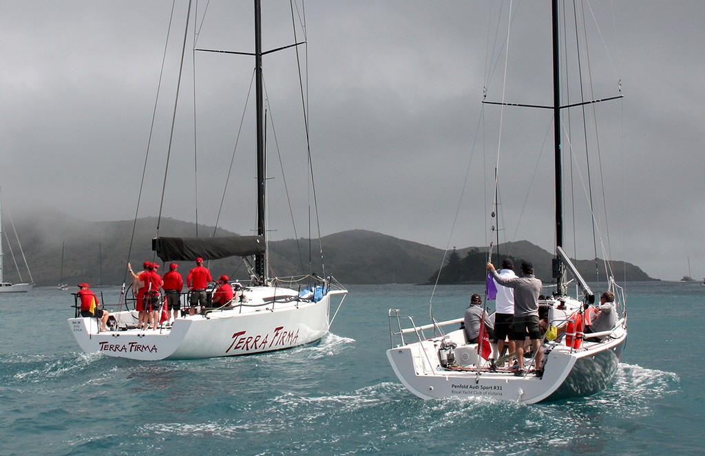 Moving to a new course - Audi Hamilton Island Race Week 2102 © Dale Lorimer